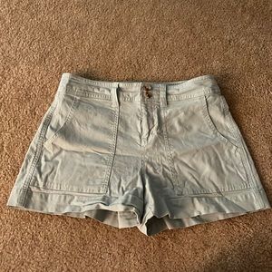 Women’s Mint/Light Blue A New Day high waisted shorts stretch denim